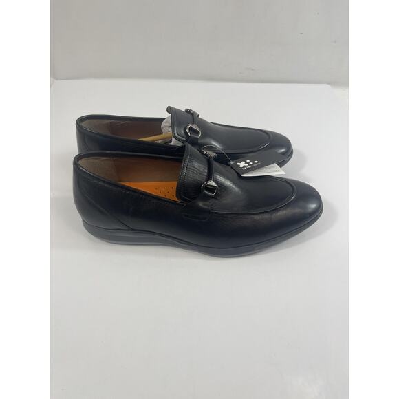 Thomas & Vine Burns Bit Shoes Men\'s Size 10.5 Black Slip On Loafers Dress New main image 12